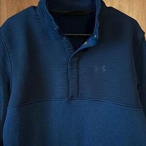Under Armour Men's Deep Blue Quarter-Zip Pullover